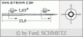 Igły Schmetz 16x231 DBx1 rozmiar 70 kulkowe SES