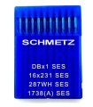 Igły Schmetz 16x231 DBx1 rozmiar 70 kulkowe SES
