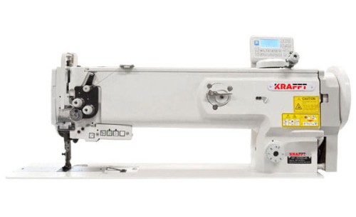 Stebnówka Krafft KF-1510D-45 Automat szycie ciężkie, potrójny transport długie ramię 45cm