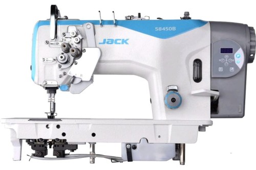 Stebnówka JACK JK-58750B -003 dwuigłowa z wyłącznymi igłami, duży chwytacz