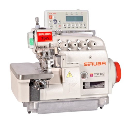 Owerlok Siruba 757L-516M3-35/ECA-U 5 nitkowy, Automat