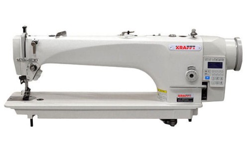 Stebnówka Krafft KF-206H-L18-7 automatyczna, długie ramię 45cm, ciężkie szycie potrójny transport, maszyna kompletna