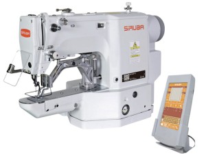 Guzikarka elektroniczna Siruba BT-438Q do guzików płaskich